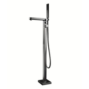 Изображение товара Смеситель Black&White Universe для ванны, напольный, Gun Metal, U7562GM