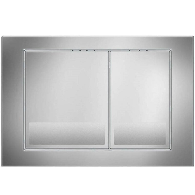 Изображение товара Клавиша смыва Veconi Square VFS001CH хром глянцевый прямоугольные кнопки