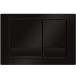 Изображение товара Клавиша смыва Veconi Square VFS001BL, кнопки прямоугольные, черный матовый