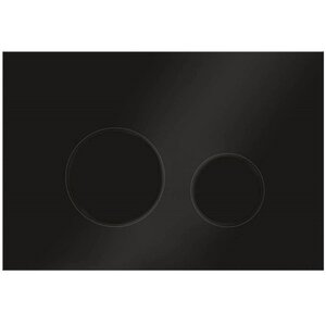 Изображение товара Клавиша смыва Veconi Round VFR002BL, кнопки круглые, черный матовый