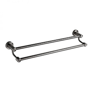 Изображение товара Держатель для полотенец Savol 56, двойной, цвет сатин, S-005649