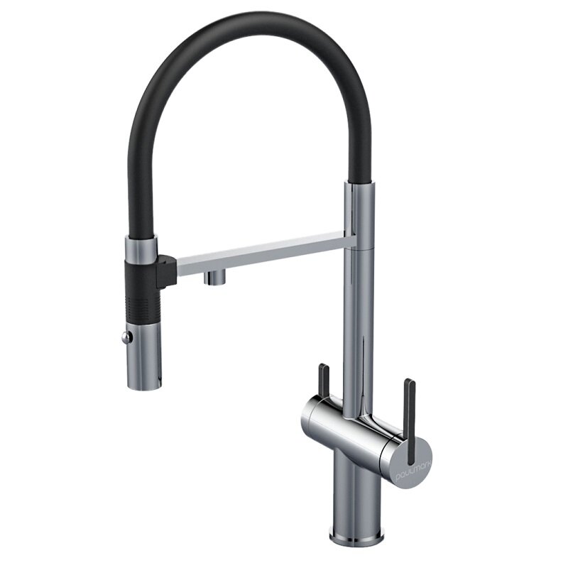 Изображение товара Смеситель Paulmark Gravity Gr213888-BS для кухонной мойки под фильтр, брашированная сталь Изображение товара Смеситель Paulmark Gravity Gr213888-BS для кухонной мойки под фильтр, брашированная сталь