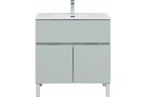 Изображение товара Тумба под раковину Aquanet Алвита 00277552 80, цвет серый