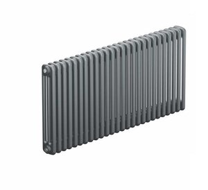 Изображение товара Радиатор стальной трубчатый Rifar Tubog 26 секций, боковое подключение, цвет титан, TUB 3057-26-TI