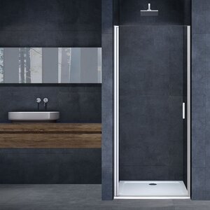 Изображение товара Душевая дверь в нишу Vincea Alpha, 65 х 195 см, распашная, стекло прозрачное, хром, VDP-3AL650CL