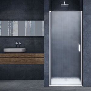 Изображение товара Душевая дверь Vincea Alpha 70х195 см распашная стекло текстурное хром