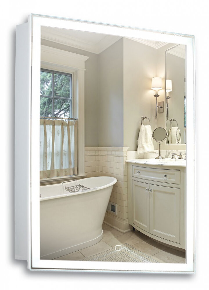 Изображение товара Зеркальный шкаф Azario Киото LED-00002359 60 x 80 см, белый