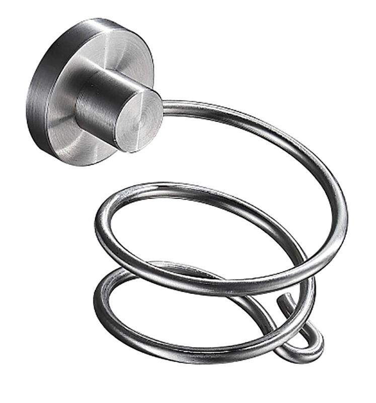 Изображение товара Держатель для фена Savol S-005656 — настенный из нержавеющей стали, сатин