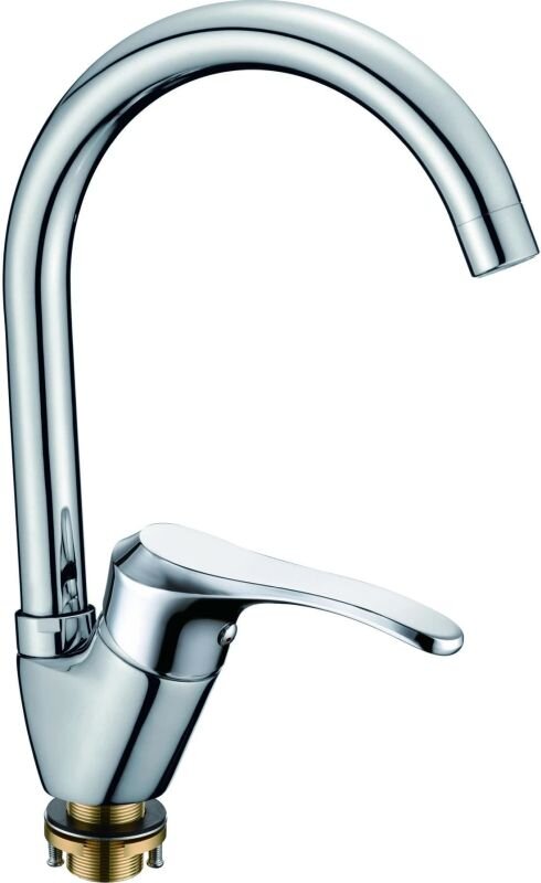 Изображение товара Смеситель для кухни Rush Jawa JA0735-22 хром однорычажный с поворотным изливом