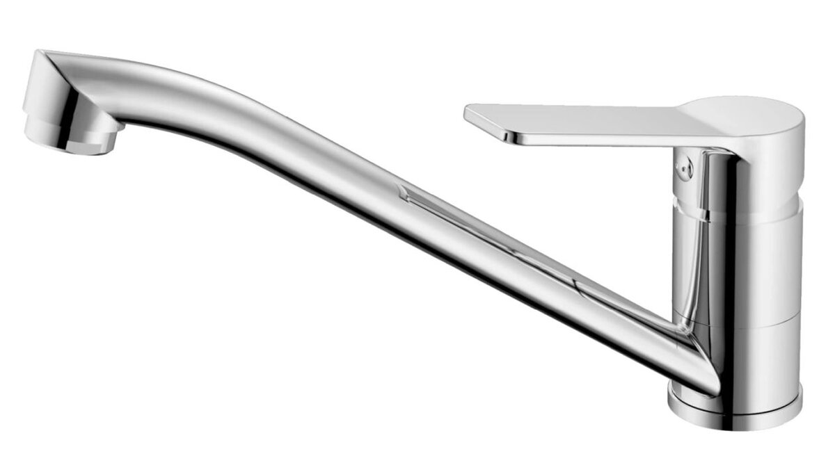 Изображение товара Смеситель для кухонной мойки Rush Haiti HA1935-25 хром, однорычажный, система Flex