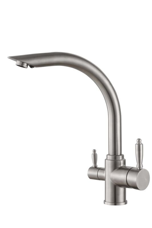 Изображение товара Смеситель Rush MS9035-32 для кухонной мойки с подключением к фильтру, сатин