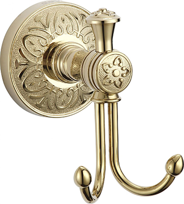 Изображение товара Крючок Savol 58b двойной золотой настенный ретро дизайн