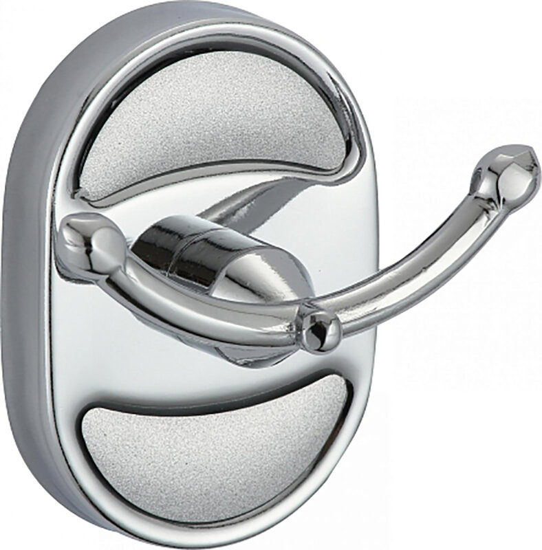 Изображение товара Крючок Savol 70 двойной хром настенный из нержавеющей стали