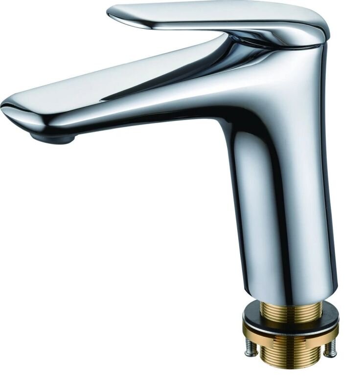 Изображение товара Смеситель Rush Nevis NE1735-12ch для раковины, хром, 1 отверстие, однорычажный