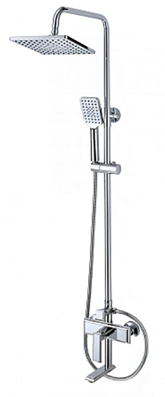 Изображение товара Душевая система Savol, с изливом, цвет хром, S-600108T