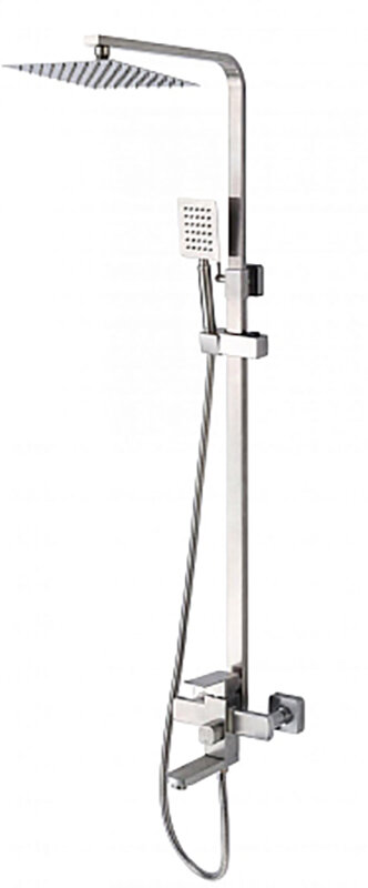 Изображение товара Душевая система Savol с изливом сатин модель S-SUS5001 для ванной