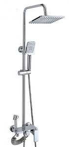 Изображение товара Душевая система Savol, с биде, цвет хром, S-600708D