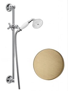 Изображение товара Душевой гарнитур Webert Shower Set AC0385065, бронза, 1 режим струи