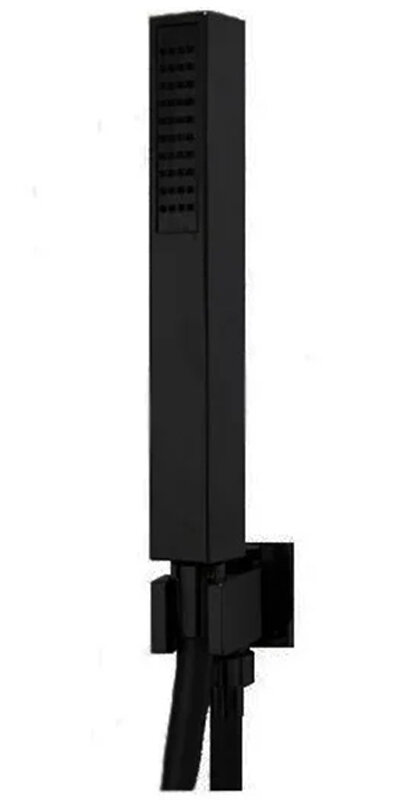 Изображение товара Душевой гарнитур Webert Shower Set AC1045560 черный 1 режим стуа стеновой монтаж