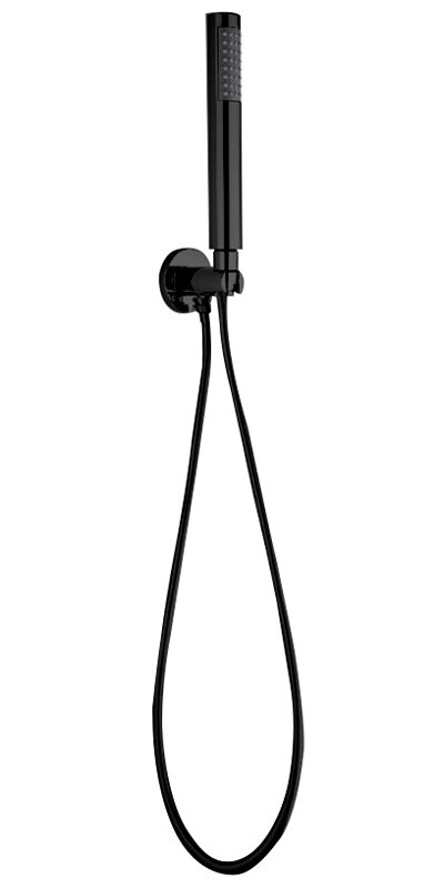 Изображение товара Душевой гарнитур Webert Shower Set AC1046560 черный 1 режим струи Итальянский стиль