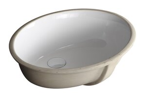 Изображение товара Раковина Azario 49.5 см без перелива белая овальная угловая