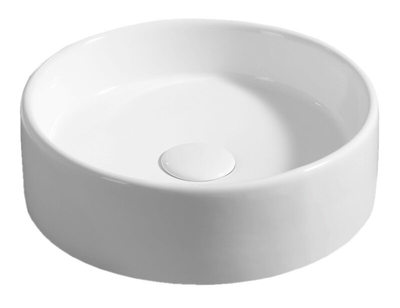 Изображение товара Раковина Azario 45 см накладная без перелива высокая белая в современном стиле