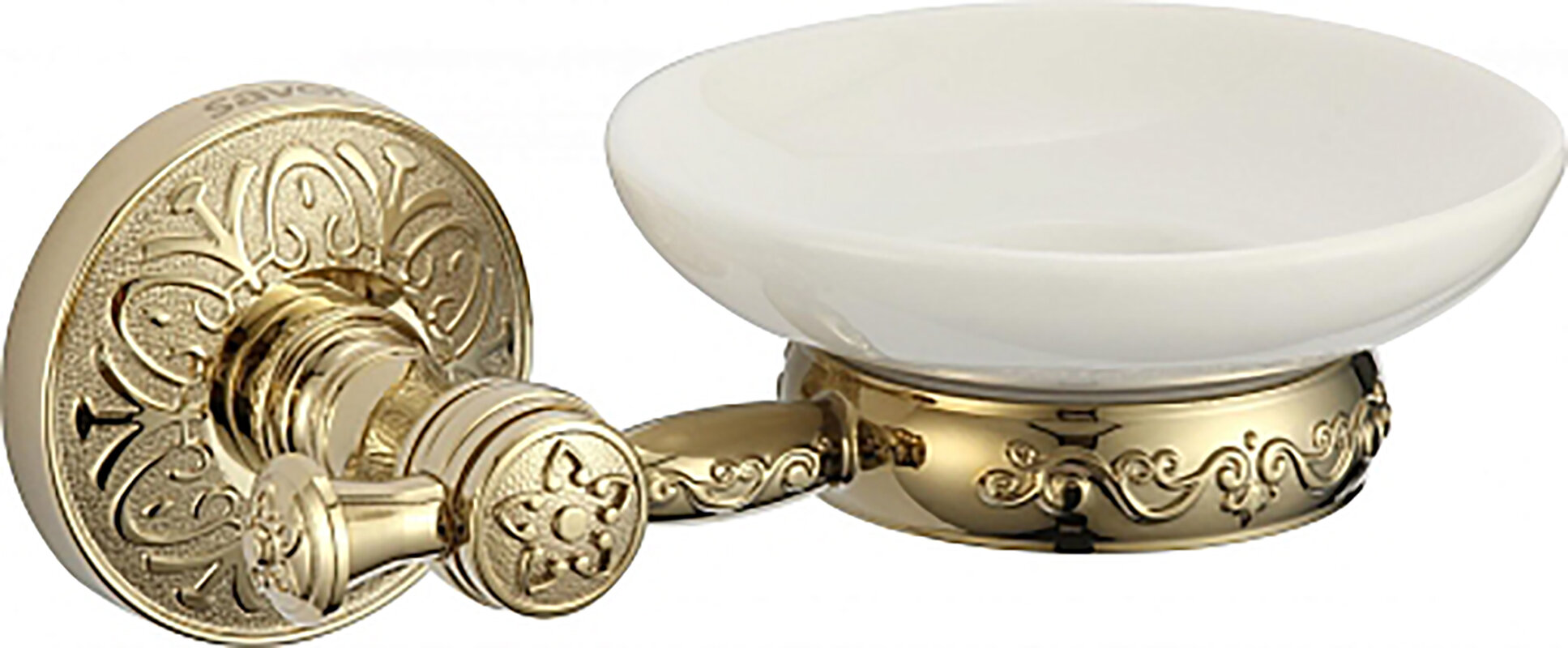 Изображение товара Savol 58b мыльница настенная керамическая латунное крепление