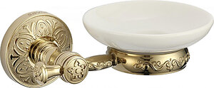 Изображение товара Мыльница Savol 58b, керамическая, с настенным держателем, цвет золото, S-005859B