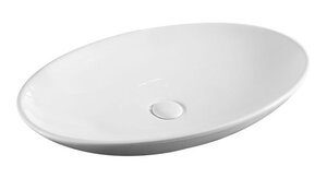 Изображение товара Раковина Azario 65.5 см накладная, без перелива, белый, AZ- 40148