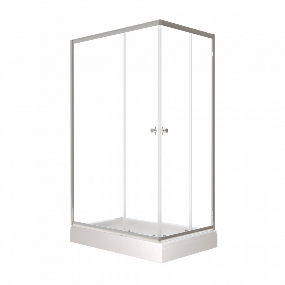 Изображение товара Dушевой уголок Triton Вента-Хром New 120x80 см, прямоуг., стекла 4 мм