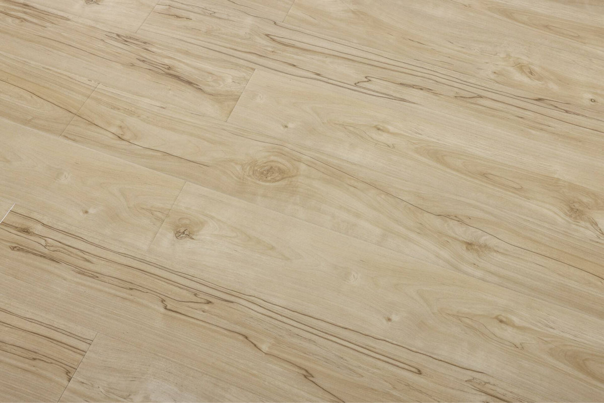 Изображение товара Ламинат MostFlooring High Glossy Клен бежевый 11909, планка 16.8 х 122 см, суперглянцевый, замковый