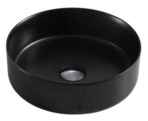 Изображение товара Раковина Azario накладная 34.6 см черная матовая без перелива