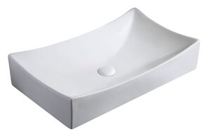 Изображение товара Раковина Azario 65.5 см накладная, без перелива, белый, AZ416