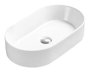 Изображение товара Накладная раковина Azario 60 см фаянс белая без перелива модель AZ-78330D