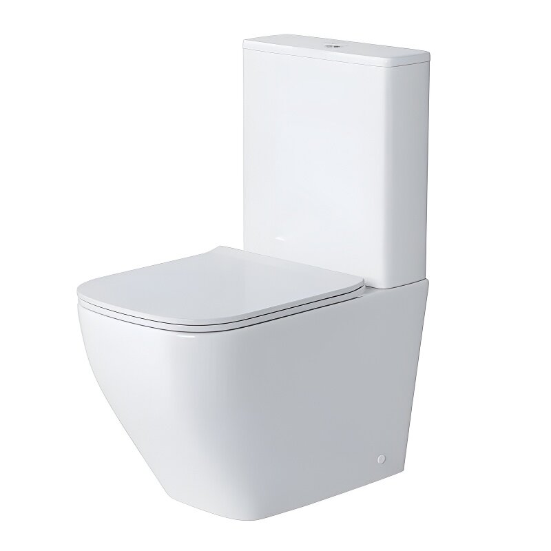 Изображение товара Grossman GR-4453S: безободковый компактный унитаз с крышкой-микролифт