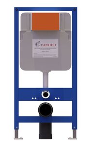Изображение товара Инсталляция для унитаза Caprigo MQ100 с двухрежимным смывом, синий, Италия
