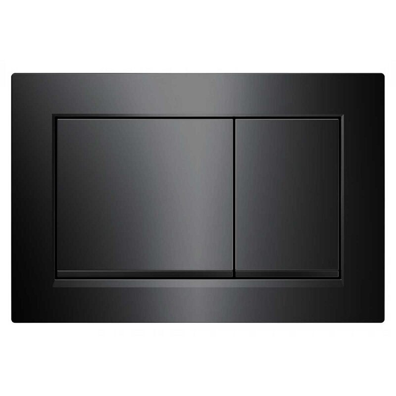 Изображение товара Клавиша смыва Vincea VFP-001MB механическая двухрежимная для унитаза черный матовый