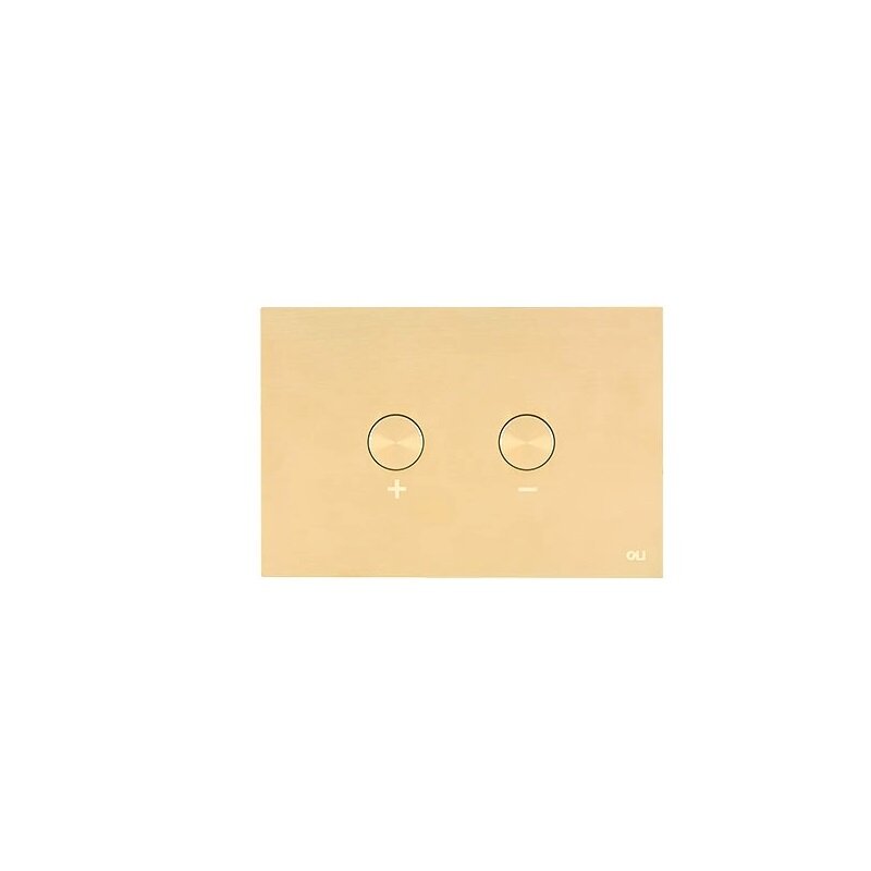 Изображение товара Клавиша пневматическая OLI Blink 878781 золото для унитаза и сантехники