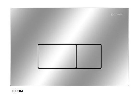 Изображение товара Клавиша смыва Caprigo Line ABS, прямоугольная, хром LA002-crm