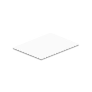 Изображение товара Столешница Radostone Celesta 65 х 49 см, без отверстий, Solid Surface, цвет белый матовый, SKON10658