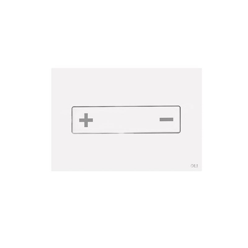 Изображение товара Kлавиша OLI Oceania 054554 — пневматическая/механическая, стекло, белый