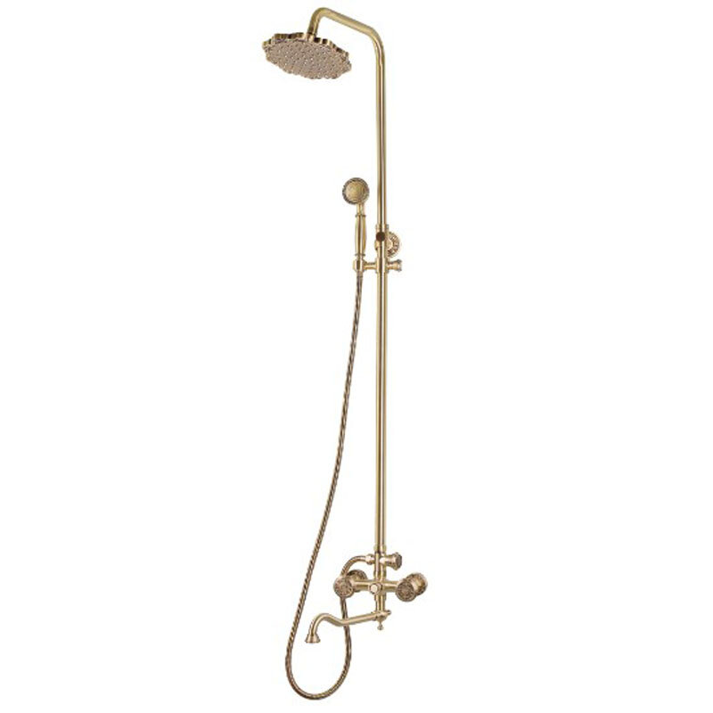 Изображение товара Душевая система Bronze De Luxe Royal 10121DF/1 бронза с изливом и ручным душем