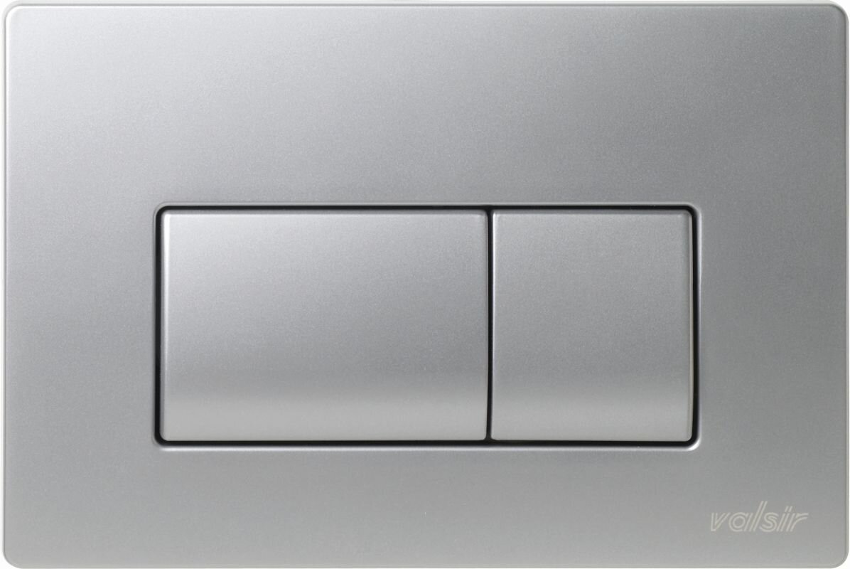 Изображение товара Кнопка смыва Valsir P1 VS0871337 матовый хром