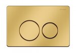 Клавиша смыва Caprigo DEW Steel, кнопки круглые, золото матовое, DS001-oro (УК051843) - фото 1 Клавиша смыва Caprigo DEW Steel, кнопки круглые, золото матовое, DS001-oro (УК051843) - фото 1