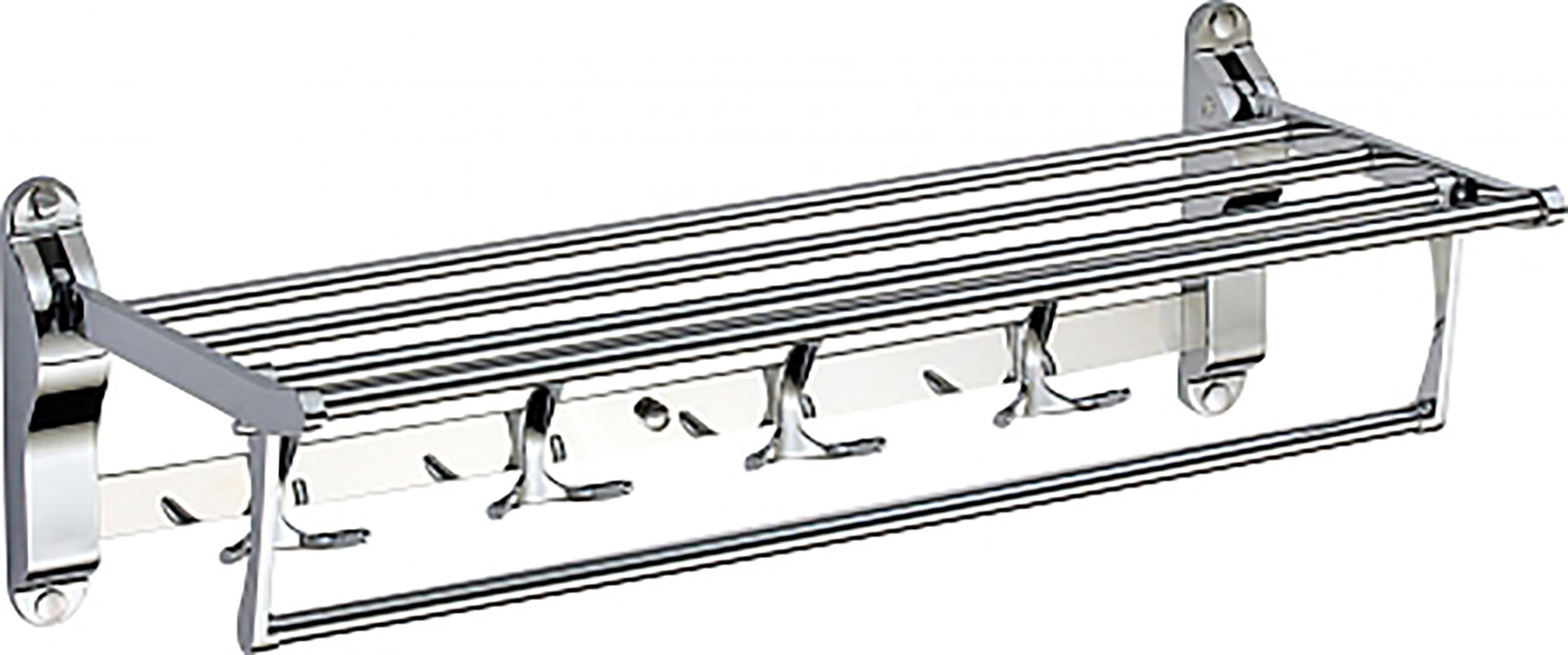 Изображение товара Полотенцедержатель Savol S-006099 с полкой и 4 крючками