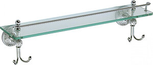 Изображение товара Полка Savol 58a, стеклянная, 60 см, цвет хром, S-005891A