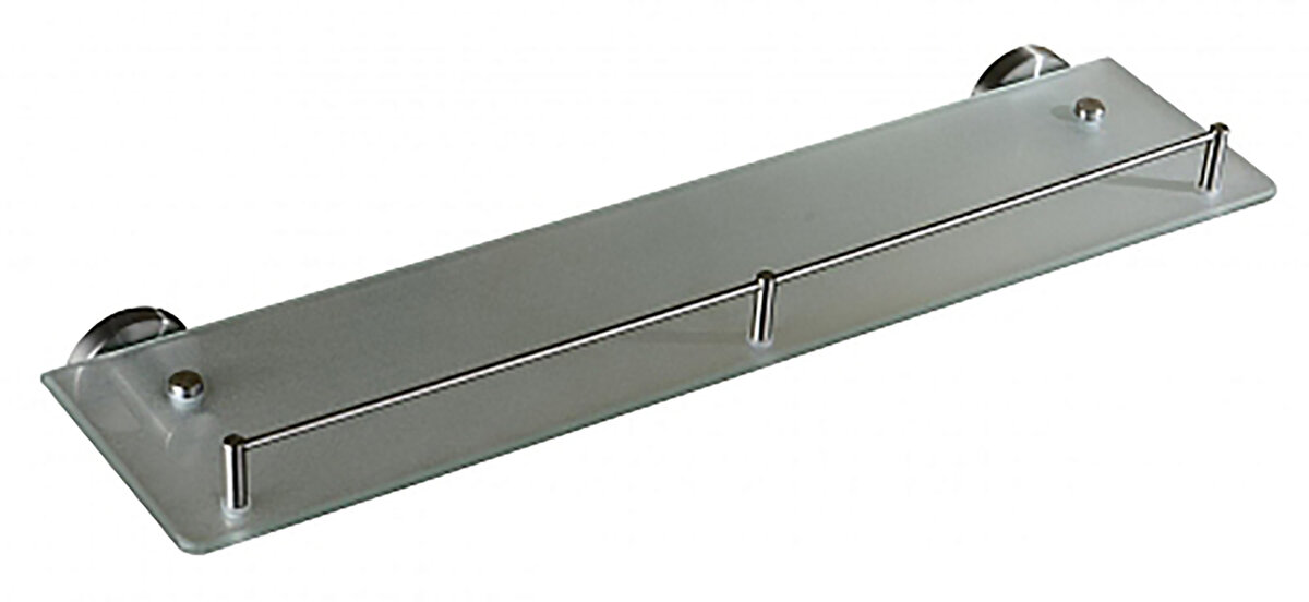 Изображение товара Стеклянная настенная полка Savol 56 с цветом сатин, 51.8 см