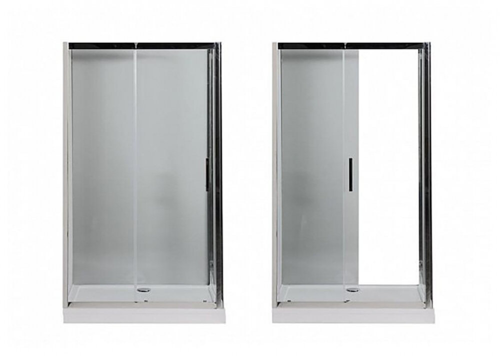 Изображение товара Душевой уголок Aquanet Delta NPE1131, 160 x 80 см, стекло прозрачное, профиль хром, 273608