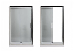 Изображение товара Душевой уголок Aquanet Delta NPE1131 160x80 см стекло прозрачное профиль хром