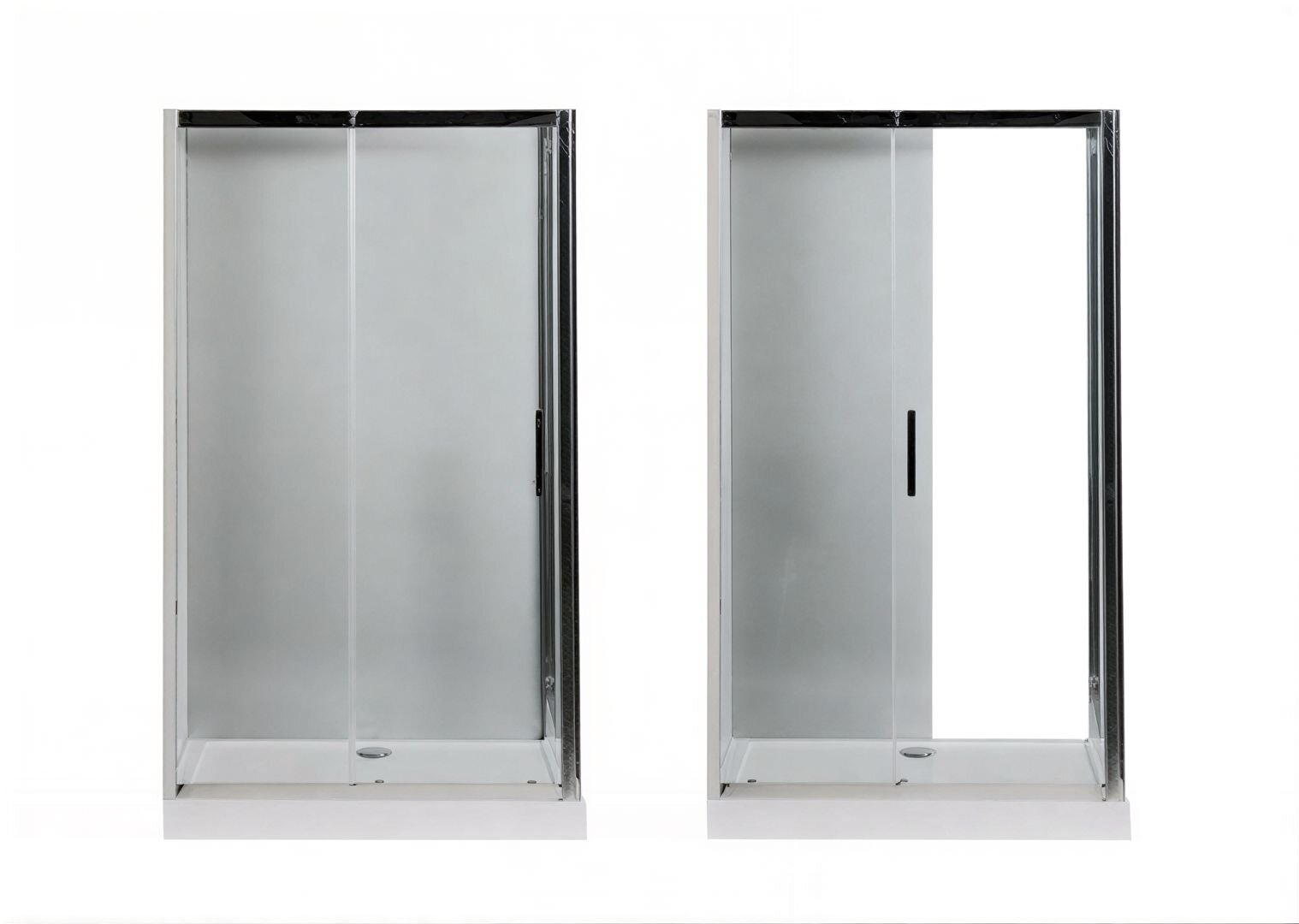 Изображение товара Душевой уголок Aquanet Delta NPE1131, 160 x 90 см, стекло прозрачное, профиль хром, 273609